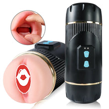 Load image into Gallery viewer, Double-headed aircraft cup fully automatic men's masturbation device mouth and vagina double acupoint famous device penis exercise adult sex toys