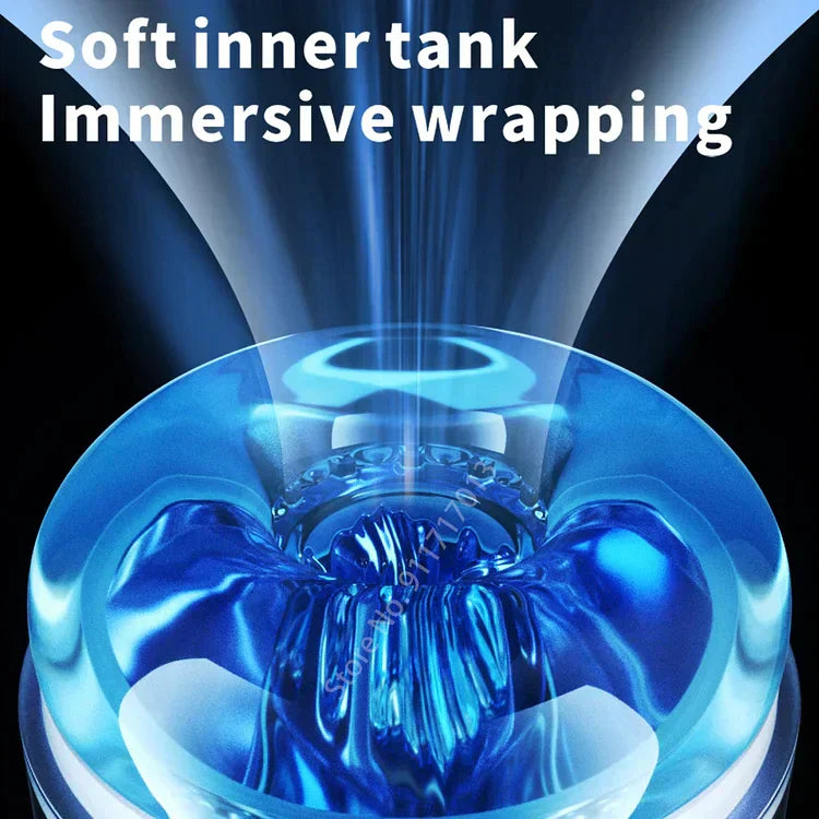 Sky Warship Automatic Heated Sucking Vibration Blowjob Masturbation Cup