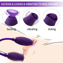 Load image into Gallery viewer, New Women's Sucking Vibrating Egg Hopping Rose Clitoris Masturbation Vibrator