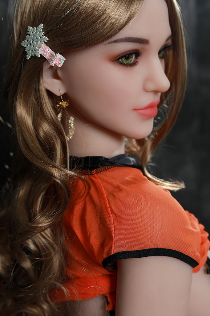 US Stock - Erin 165cm 93# Head Nature Skin Blond Big Breasts TPE Sex Doll
