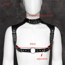 Load image into Gallery viewer, Male Bd/sm Pu Leather Bondage Men's Leather Clothes
