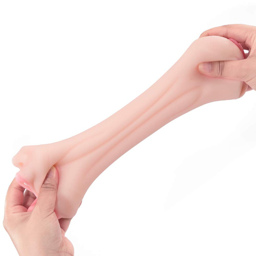 5.9-Inch Pocket Pussy Realistic Mouth with 3D Teeth and Tongue