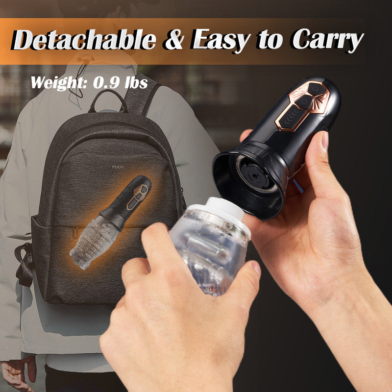 TORNADO-Gawk Gawk 5 Rotating ＆10 Vibrating Transparent Sleeve Oral Sex Cup Male Masturbators