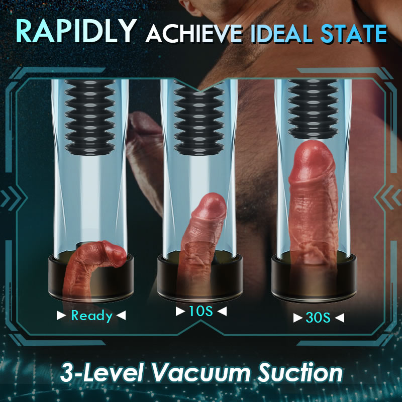 Cupsland Vacuum Suction & Vibrating Male Efficient Enlargement Penis Pump