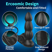 Load image into Gallery viewer, Penelope -3 Thrusting 10 Vibrating Cock Ring Prostate &amp; Perineal Massager