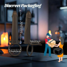 Load image into Gallery viewer, Anal Couples Strap On Anal Dildo With Vibrating Cock Ring