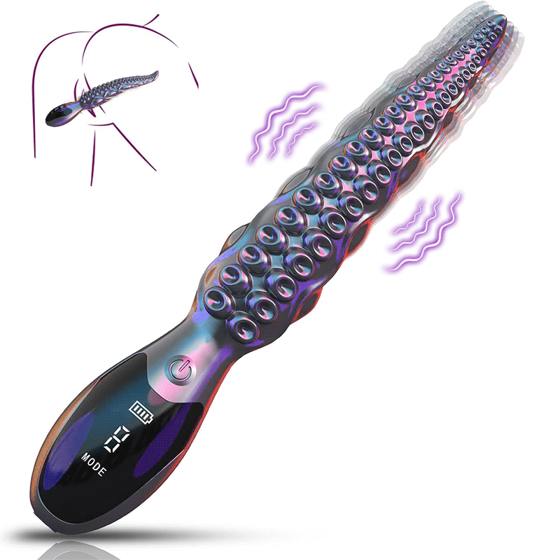 10.6" Tentacle Dildo Vibrator Sex Toys - Realistic Anal Dildo Vibrators with 9 Vibration Modes & LED Display，Sex Toy for G Spot & P Spot Stimulation，Monster Silicone Dildos Anal Plug Prostate Massager