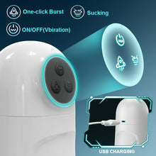 Load image into Gallery viewer, Baymax APP-Controlled Dual-Suction &amp; Vibration Masturbator