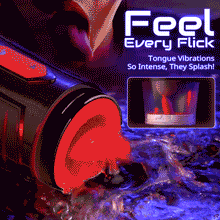 Load image into Gallery viewer, 【Partner Play】LickMe Phone Holder 4 Suction 7 Tongue-Licking Voice Function Male Stroker Masturbator