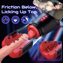 Load image into Gallery viewer, 【Partner Play】LickMe Phone Holder 4 Suction 7 Tongue-Licking Voice Function Male Stroker Masturbator