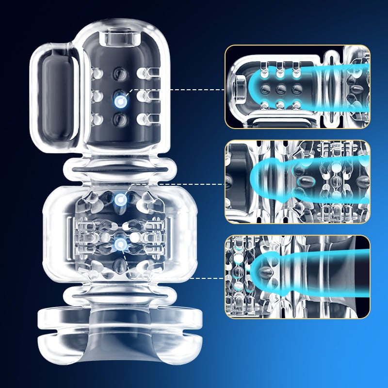 DeepRide X - Wearable Male Stroker Thrusting 300 Thrusts/Min Masturbation Cup