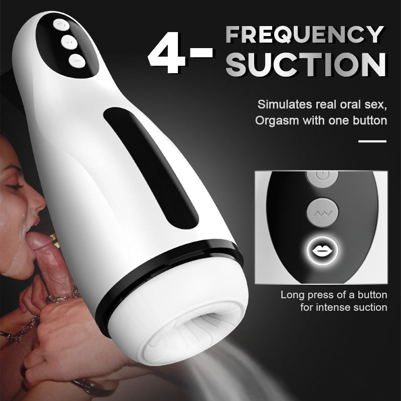 3-in-1 Suction Vibrating Heated Male Masturbator