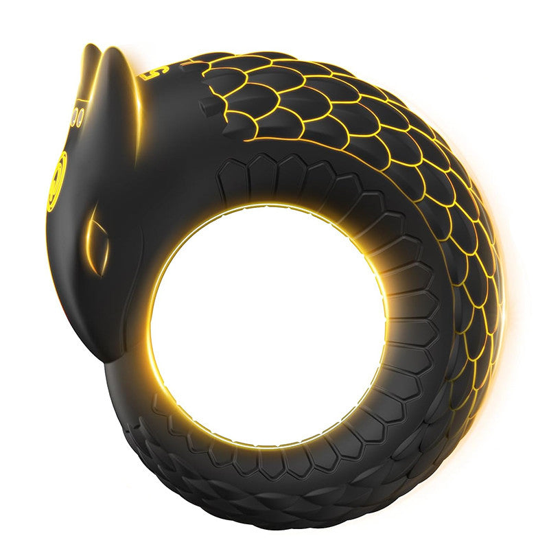 Dragon Thunder – Cock‑Ring mit 10 Vibrationsstufen, langlebiges Silikontoy