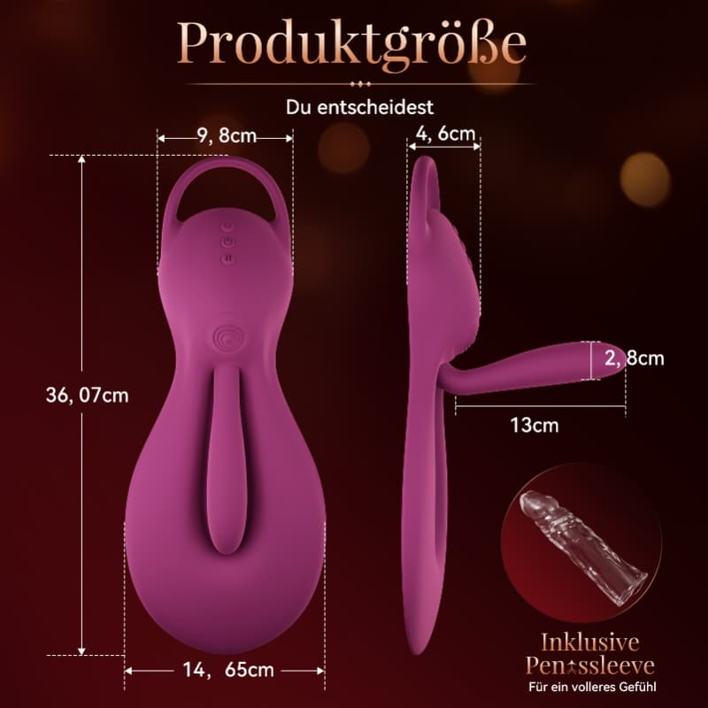 Ryder – Hands-Free Riding Machine for G-Spot Stimulation, Adjustable Thrusting & Tapping with Flexible Body-Fit Design