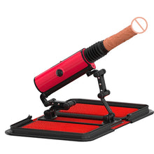 Load image into Gallery viewer, Leather Bag Female Sex Machine Masturbation Pumping Gun With Dildos