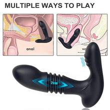 Load image into Gallery viewer, Men's Retractable Prostate Anal Plug G-point Stick Vibrator