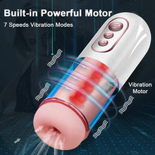 Load image into Gallery viewer, Aircraft Cup Automatic Men's Sucking 7-frequency Vibration Exercise Silicone Masturbator Adult Products