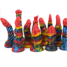 Load image into Gallery viewer, Women's Artificial Penis Manual Masturbation Orgasm Stick Vaginal Anal Masturbation Toy Color Anal Plug