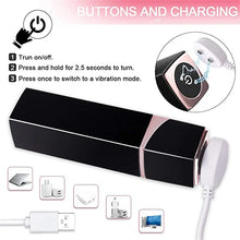 Load image into Gallery viewer, Mini Small Av Stick Magnetic Suction Rechargeable Lipstick Egg Skipping Vibration Women's Sex Toy Jumping Masturbator Adult Sex Toy