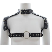 Load image into Gallery viewer, Male Bd/sm Pu Leather Bondage Men's Leather Clothes