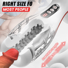 Load image into Gallery viewer, Kama 7 Adjustable Sucking Vibrating Deepthroat Blowjob Masturbator Dick Suck Toy