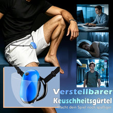 Load image into Gallery viewer, Peniskäfig Chastity Cage Bdsm Keuschheitskäfig Herren Peniszaumzeug mit Fesseln &amp; Bondage Belt