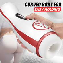 Load image into Gallery viewer, Kama 7 Adjustable Sucking Vibrating Deepthroat Blowjob Masturbator Dick Suck Toy