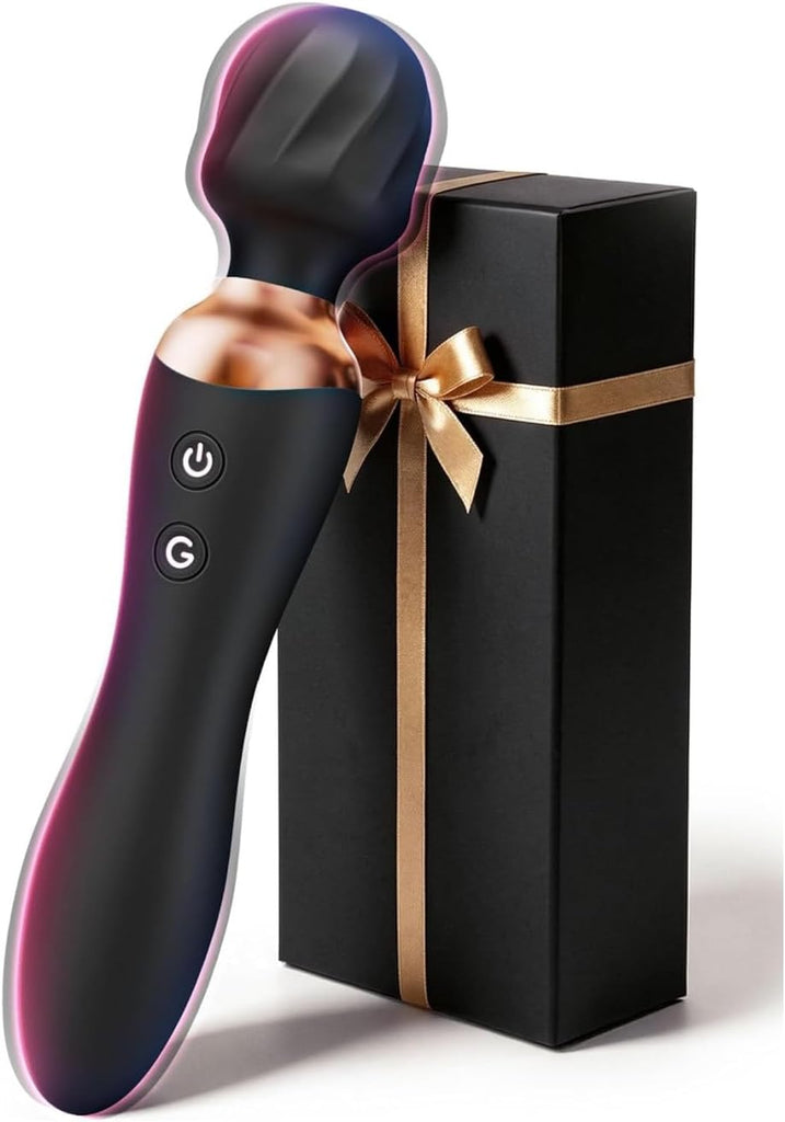 Cacuola Doppelkopf Vibrator, 360° Rotationskopf Vibratorensets für Frauen | Leise Sex Spielzeug für die Frau mit Stabiler Akkulaufzeit, G Punkt & Anal Dildo Sexspielzeug, Massagestab für Frauen Sex