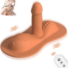 Load image into Gallery viewer, Sit and Ride Dildo Vibrators Sex Toys Machine for Women Men Couples, Himitsuna Remote Control Vibrator Clit Anal G Spot Double Stimulator with 10+10 Vibrating Modes, Monster Dildo Mount Adult Sex Toy