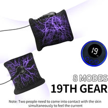 Load image into Gallery viewer, BDSM Electro Shock Adjustable Dual Penis Ring Testicle Ring Set Cock Ring Electrical Stimulator Penis Rings Glans Ring Penis Stimulation SM Sex Toys for Men