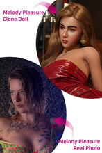 Load image into Gallery viewer, US Stock - YAMIEE Rue Plus 163cm SNK29 Unique Design Silicone Head Sex Doll TPE Body Natural Skin Love Doll (Free 2ND Head)