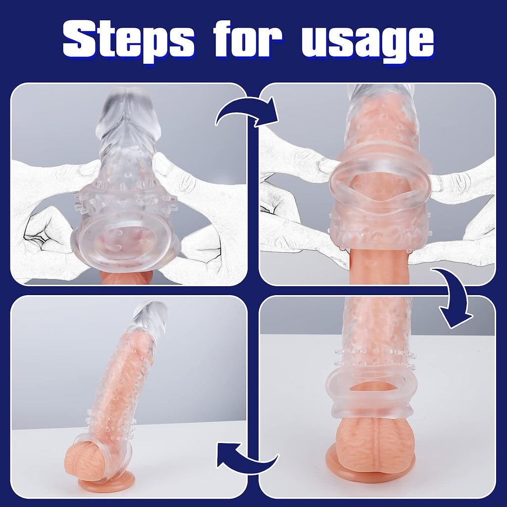 Dovelo Reusable Penis Sleeve Cock Extender / Condom
