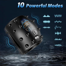 Load image into Gallery viewer, Vibrating Cock Ring Penis Sex Toy - Penis Enlarger Ring for Couple Anal Vaginal Extra Stimulation, Vibrating Penis Sleeve with 10 Vibration Modes, Sex Toys for Couple &amp; Man Sex Toy