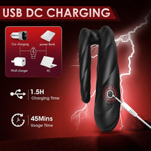 Load image into Gallery viewer, Vibrating Cock Ring Sex Toys for Men - Penis Ring Vibrator with 10 Vibrations, Adult Male Sex Toy for Longer Harder Stronger, Double Penis Vibrators, Couples Mens Male Adult Sex Toys &amp; Games