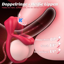 Load image into Gallery viewer, Vibrating Cock Ring Couples Sex Toys, Penis Ring Male Vibratar Toys with Clitoris Stimulate, Cockring with 10 Vibrations Sex Toýs for Man Couples