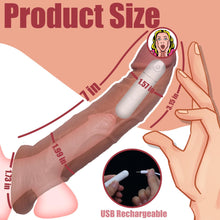 Load image into Gallery viewer, Vibrating Penis Sleeve with 10 Vibration Modes