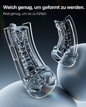 Load image into Gallery viewer, Masturbieren für Männer 7 Saug- &amp; Vibrationsmodi Masturbator 18,03 cm Tiefe | KI Sex Spielzeug für die Männer, Elektrische Masturbatoren Druckregelung Penispumpe, Taschenmuschi mit Handyhalter Sex Toys