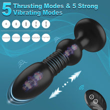 Load image into Gallery viewer, Thrusting Anal Plug Butt Plug, Remote Control Anal Sex Toy Vibrator With 5 Vibrating and Thrusting Modes,Prostate Massager For Male and Female, HBABY Waterproof Adult Sex Toy Anal Toys P Spot Massager