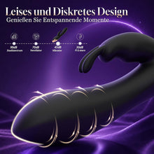 Load image into Gallery viewer, Vibrator Sex Spielzeug für die Frau, Vibration für Frauen Schwarz | Vibratorensets für Frauen Klitoris, Dildo Rabbit Vibratoren mit Klitorisstimulation, 10 Vibrationmodi Sextoysets für Damen