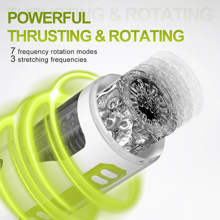 Biji's New Product Popular Xuanfeng Aircraft Cup Electric Fully Automatic Telescopic Rotating Male Masturbation Wholesale At The Source