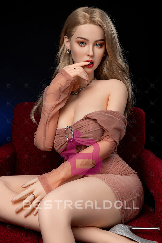 US Stock - YAMIEE Suki 163cm SNK20 Unique Design Silicone ROS Head Sex Doll TPE Body Movable Jaw Adult Love Doll
