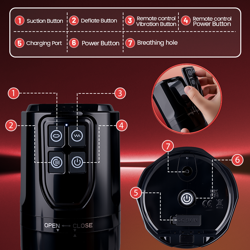 Beta Blowjob Double Hardness Sucking Vibrating Masturbator Male Stroker