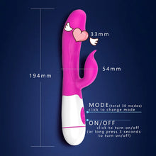 Load image into Gallery viewer, Women's 30 Frequency Double Vibrator Av Massage Stick Fashion Simulation Vibrator Silicone Massage Stick Wholesale
