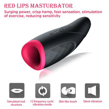 Load image into Gallery viewer, Heated Oral Sex Aircraft Cup Penis Exerciser Allows Men's Masturbation