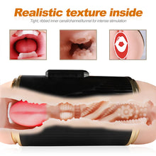 Load image into Gallery viewer, Double-headed aircraft cup fully automatic men's masturbation device mouth and vagina double acupoint famous device penis exercise adult sex toys