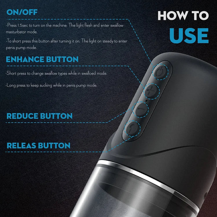 Electric 6 Suction Vacuum Penis Pump