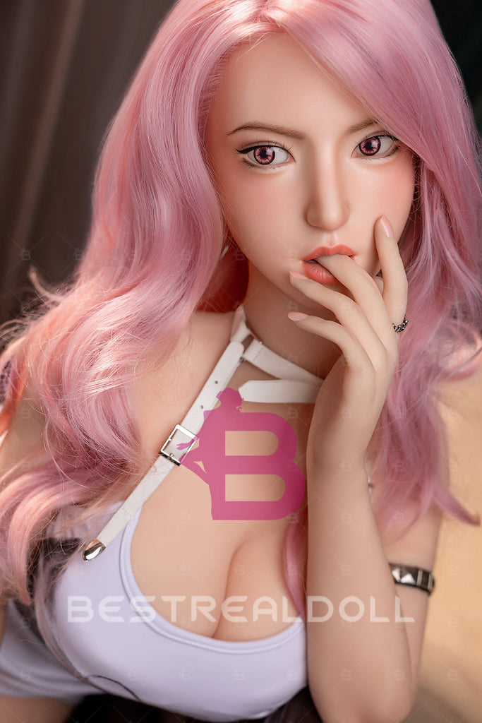 US Stock - YAMIEE Rylee 163cm Unique Design Silicone ROS Head Sex Doll TPE Body Movable Jaw Adult Oral Sex Love Doll