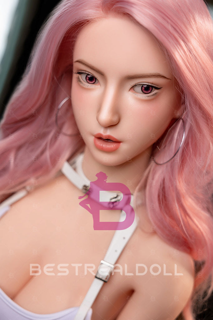 US Stock - YAMIEE Rylee 163cm Unique Design Silicone ROS Head Sex Doll TPE Body Movable Jaw Adult Oral Sex Love Doll