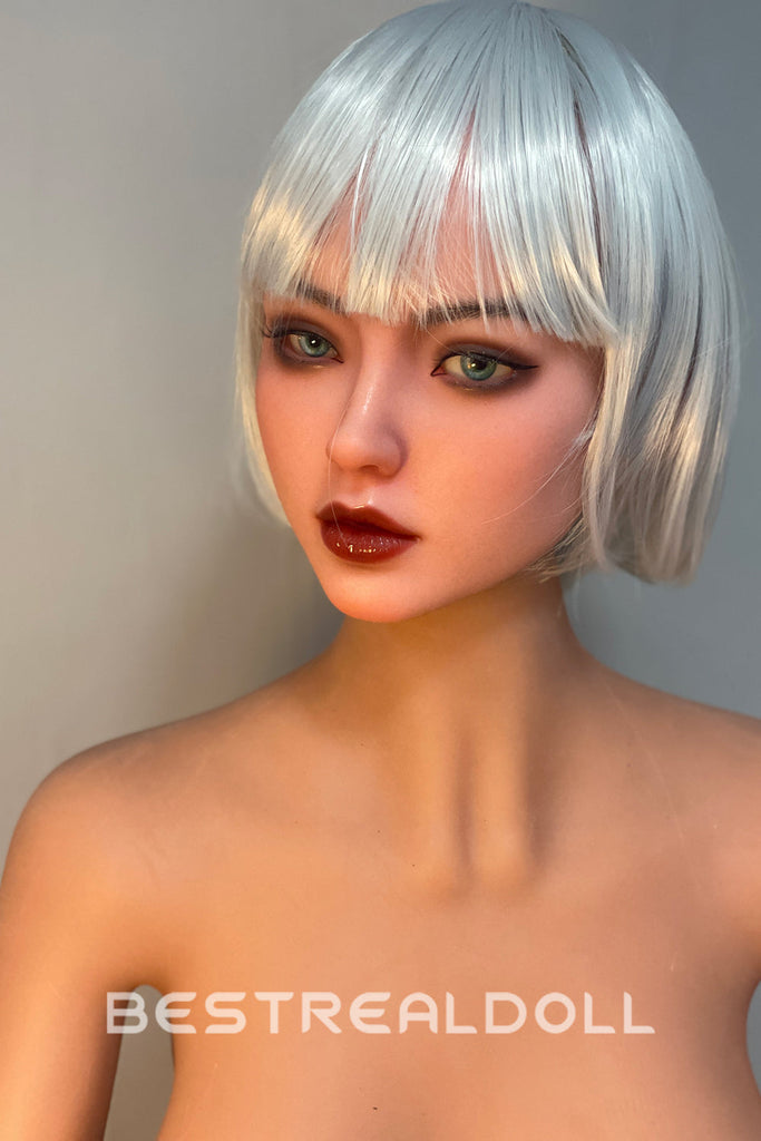 US Stock - RIDMII Danica Unique Design 161cm #468 Realistic BBW Sex Doll Silicone ROS Head Movable Jaw Adult Love Doll TPE Body