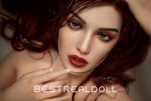 Load image into Gallery viewer, US Stock - RIDMII Gracy Unique Design 166cm Silicone Head Sex Doll TPE Body Red Hair Small Breasts Adult Love Doll